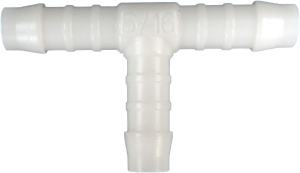 Schlauchverbinder T 8 mm, weiß